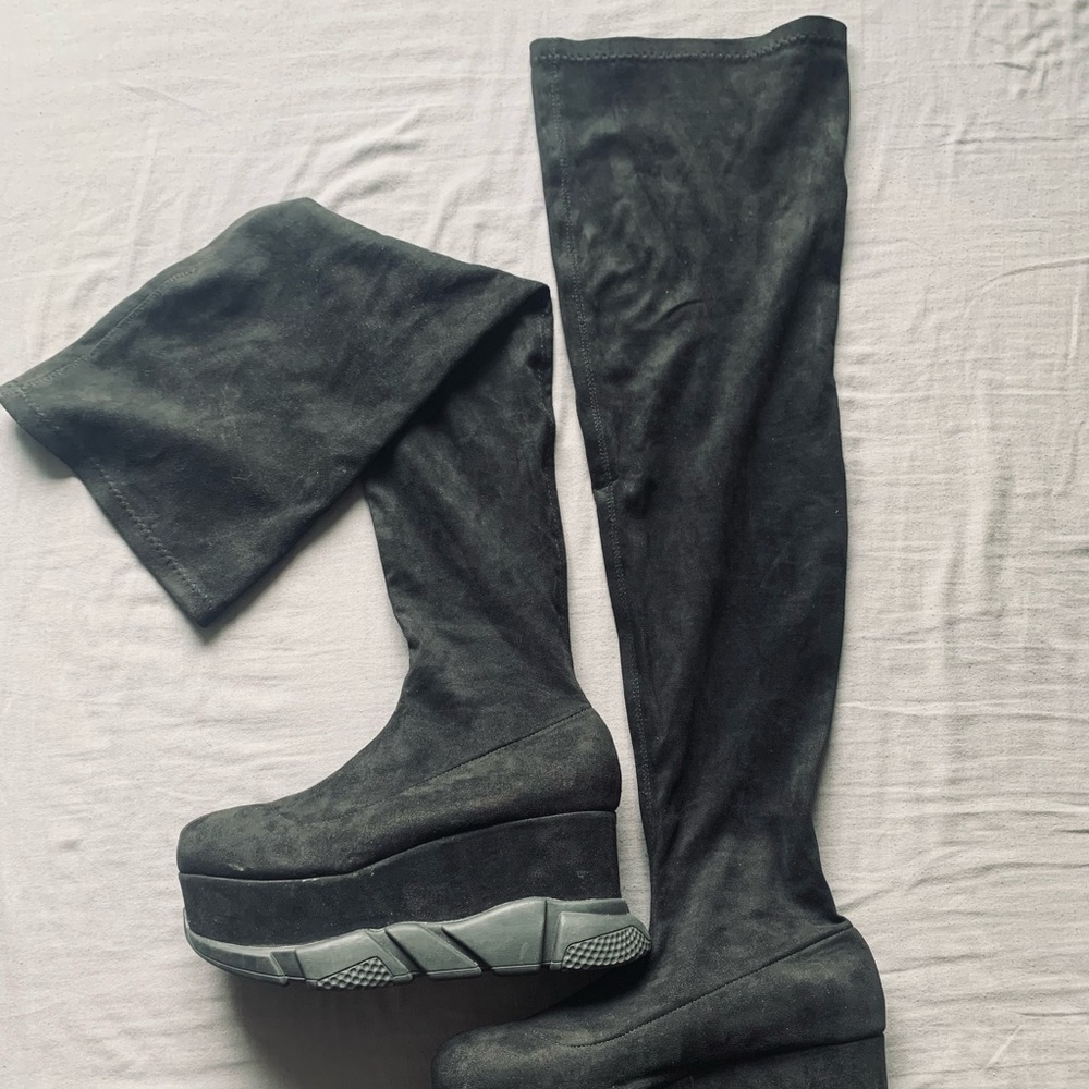 Thigh High Platform Boots - image 1